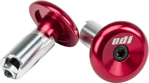 ODI Aluminum Bar Ends Pair Red BIKEFACTORY Hawaii