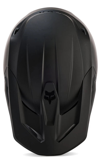 Fox Racing V1 Solid MX Offroad Helmet Matte Black XS