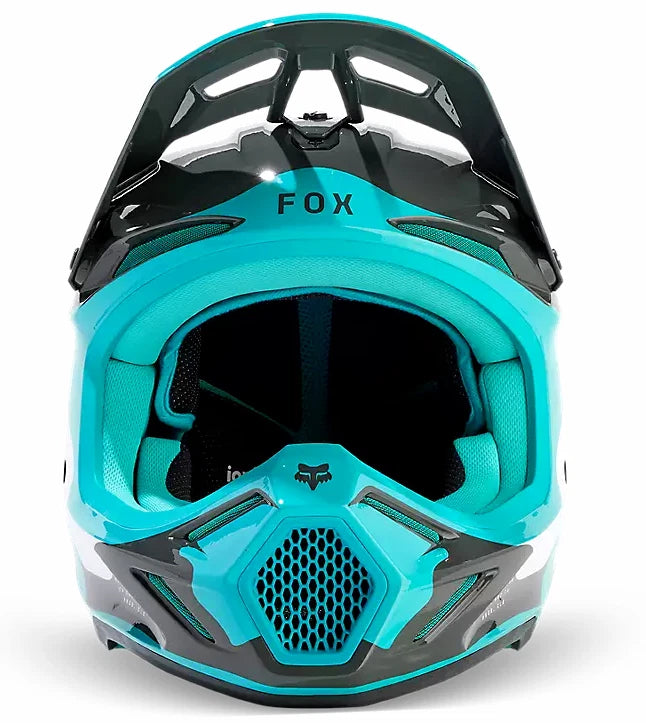 Fox Racing V3 Revise Full Face Helmet Teal Medium