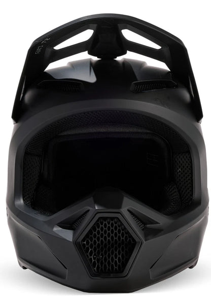 Fox Racing V1 Solid MX Offroad Helmet Matte Black XS