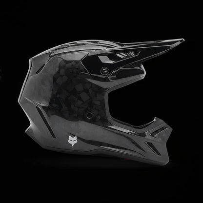 Fox Racing V3 RS Carbon Solid Black Helmet X-Large