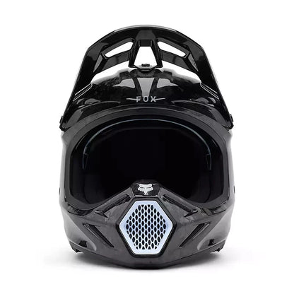 Fox Racing V3 RS Carbon Solid Black Helmet X-Large