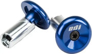 ODI Aluminum Bar Ends Pair Blue BIKEFACTORY Hawaii