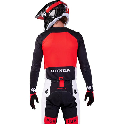 Fox Racing Flexair Honda Jersey - Black/White, Large