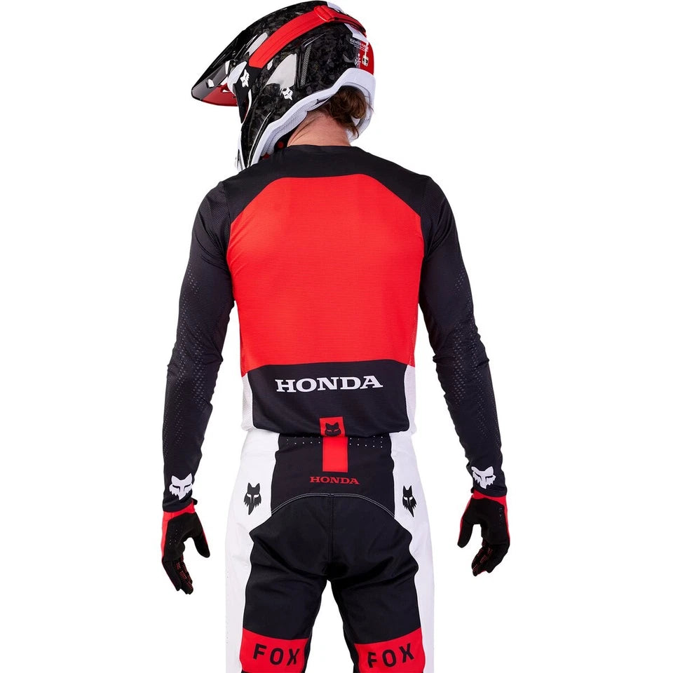 Fox Racing Flexair Honda Jersey - Black/White, Large Fox Racing