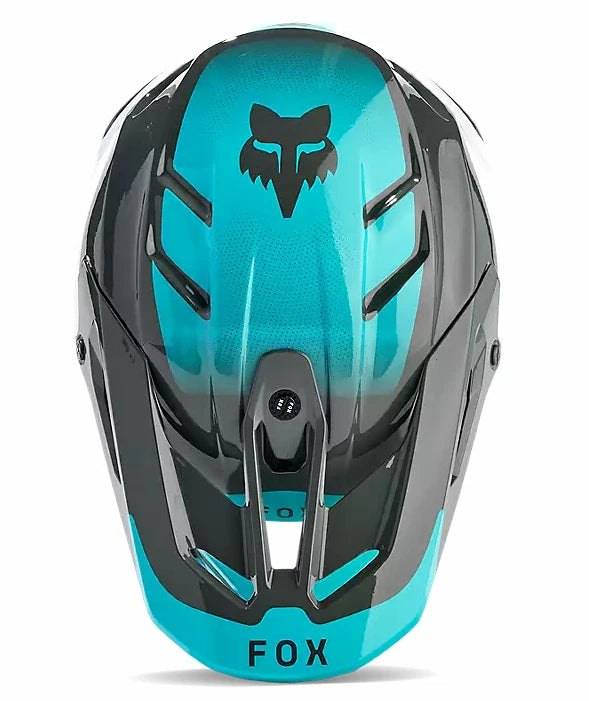 Fox Racing V3 Revise Full Face Helmet Teal Medium