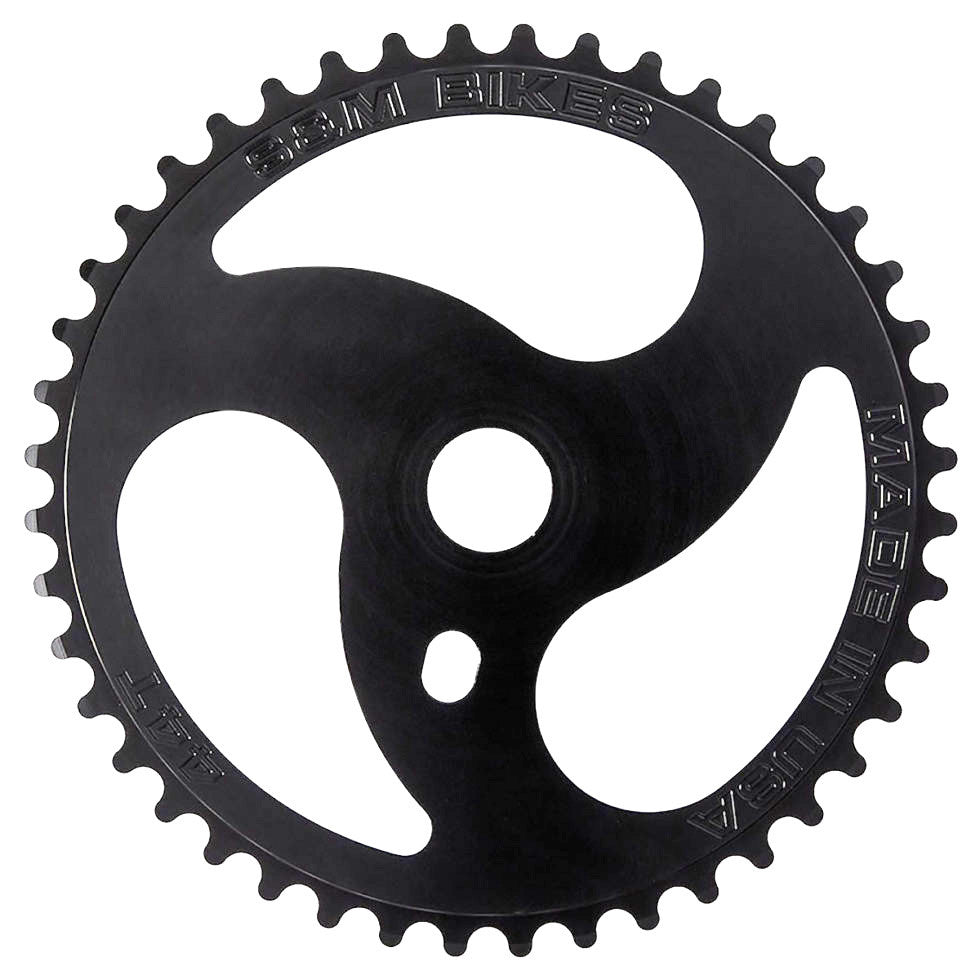 S&M Chain Saw BMX sprocket chainwheel 44T BLACK BIKEFACTORY HAWAII