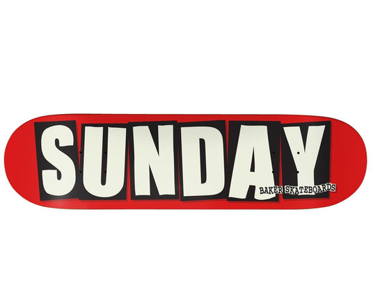 Sunday Bikes x Baker Skateboards 8.25" Deck
