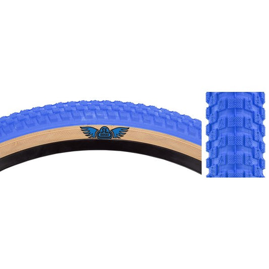 SE Racing/Vee Tire Co. Cub Tire 24x2.0" Blue w/ Tan Sidewall
