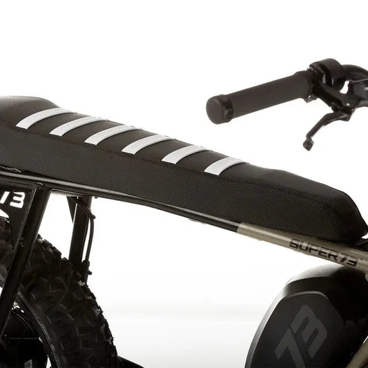 Thrill Seekers Black / White SUPER73 R/S Adventure Series Seat Cover Thrill Seekers