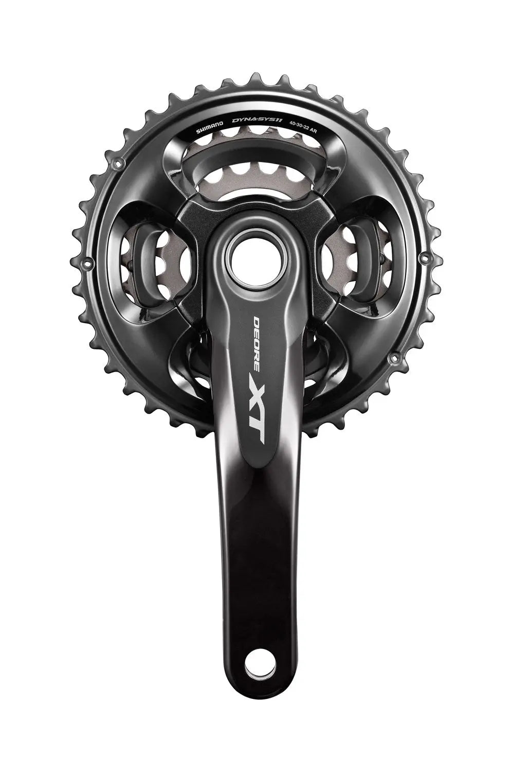 Shimano Deore XT FC-M8000-3 Cranks- 175mm, 11-Speed, 40/30/22t, Hollowtech II Spindle, Black BIKEFACTORY Hawaii