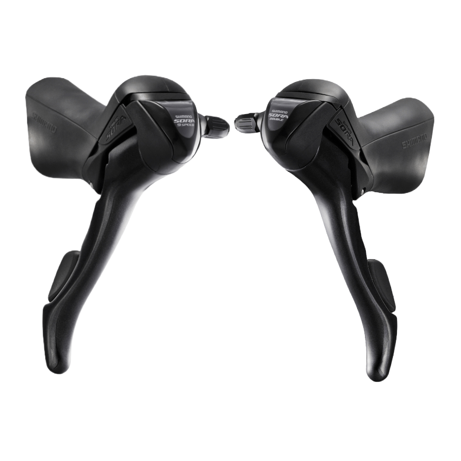 Shimano Sora ST-3500 9 Speed Double STI Shifter/Levers Black BIKEFACTORYHawaii