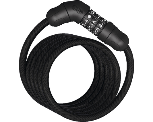 ABUS STAR Combo Coil 4508C/150/8 BK (4.9′)