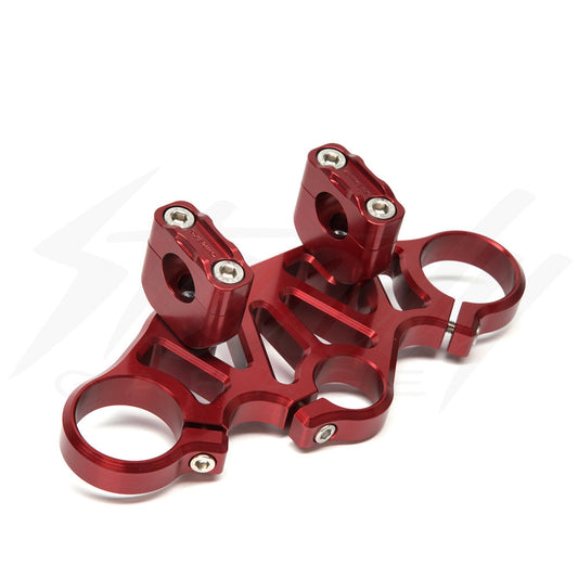 Chimera Engineering Red Moto Style Top Clamp for Super73 R/RX Front Fork