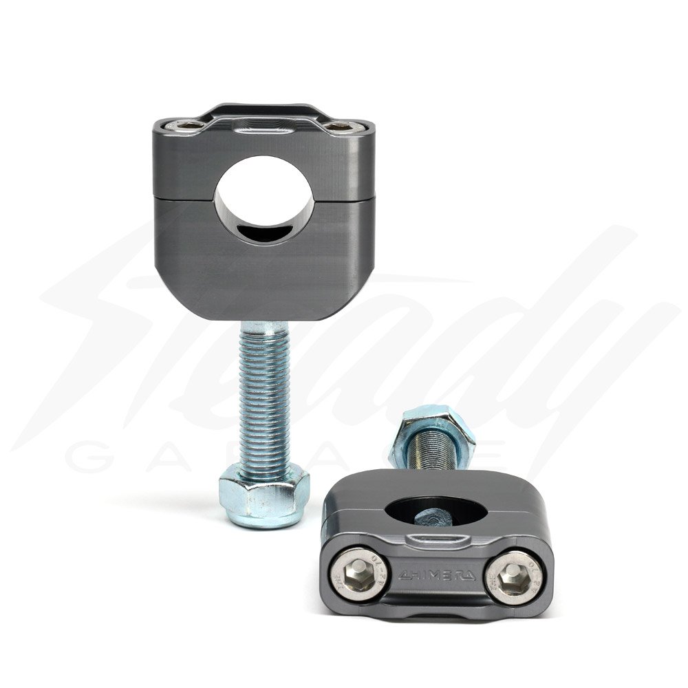 Chimera Universal Gunmetal Grey Handlebar Riser Clamp 7/8" CHIMERA