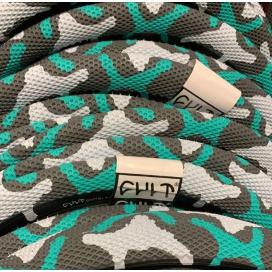 Vans x Cult Tire 26" - Teal Camo