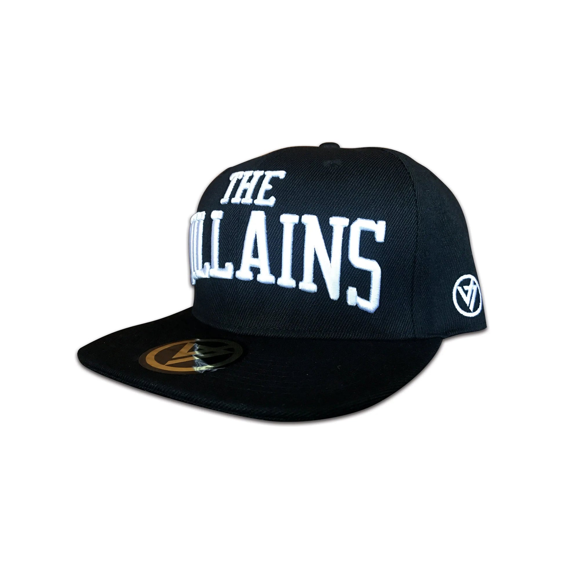The Villains Snapback - White on Black The Villains