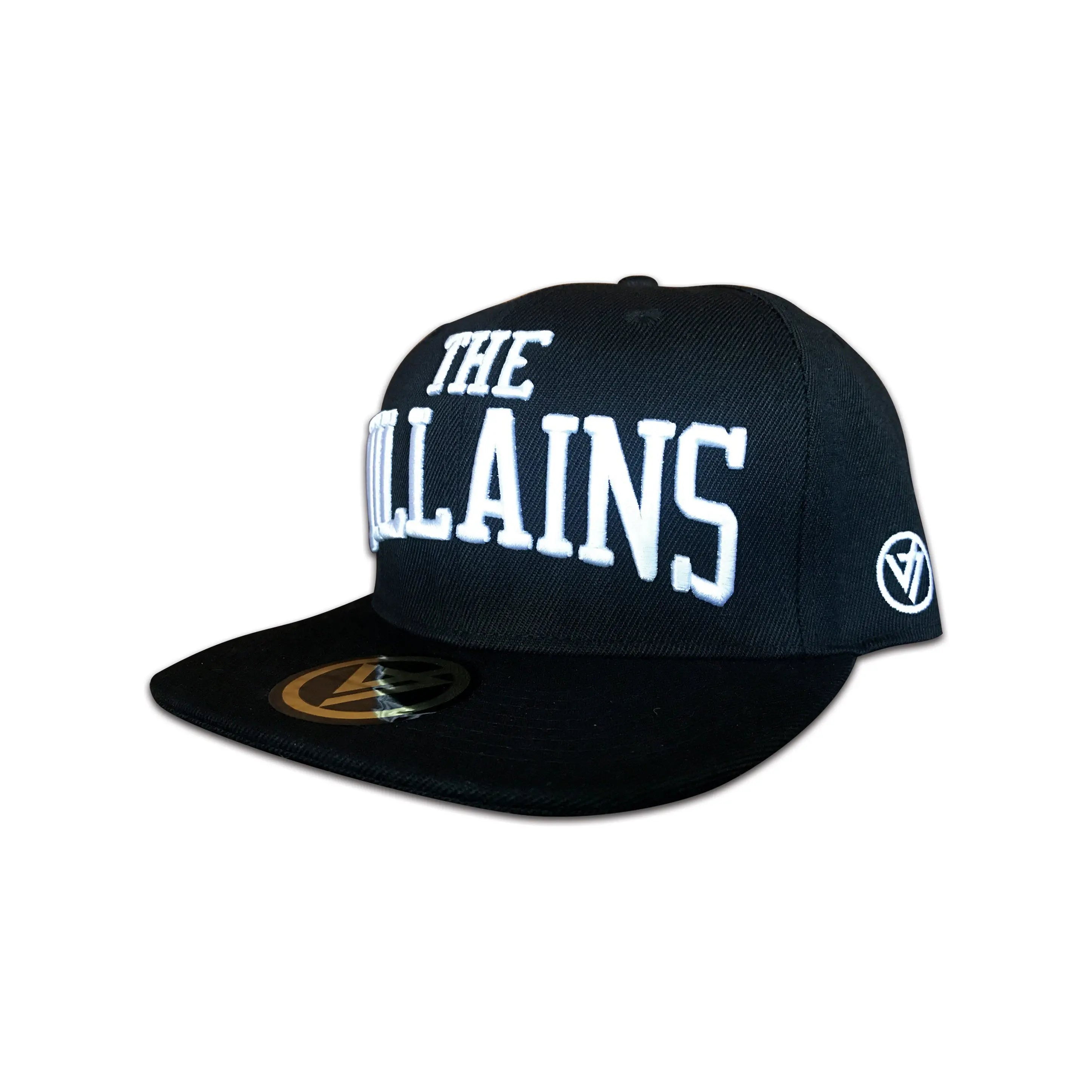 The Villains Snapback - White on Black The Villains