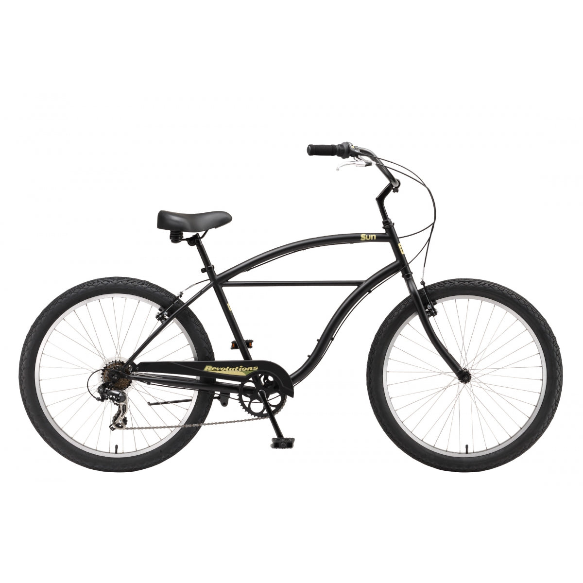 Sun Bicycles Revolutions 7 Speed Satin Black