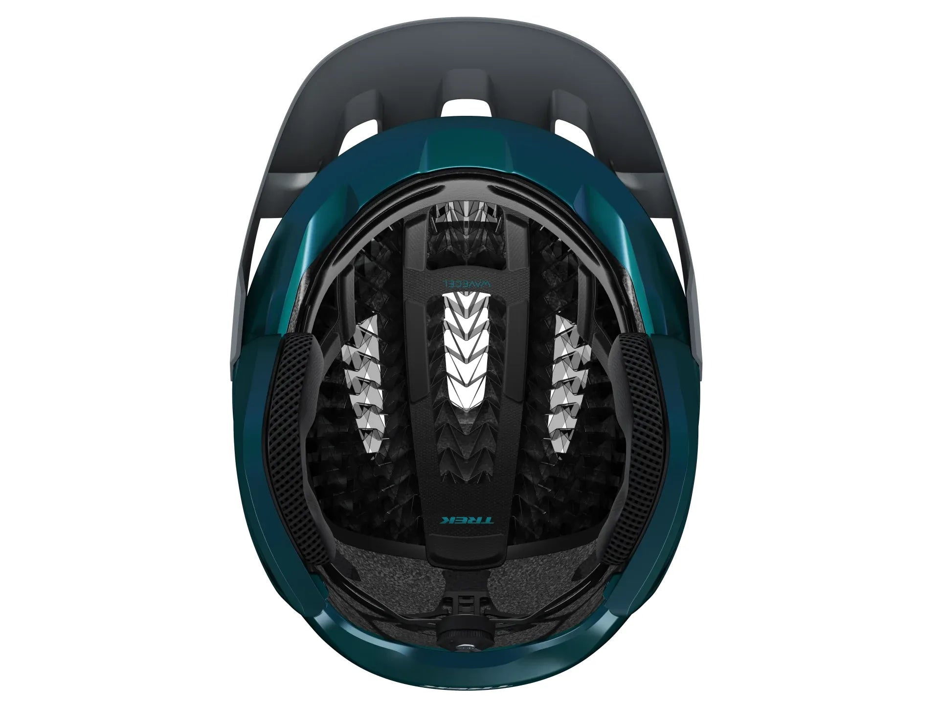 Trek Blaze WaveCel Mountain Bike Helmet - Gravel/Dark Aquatic (L)