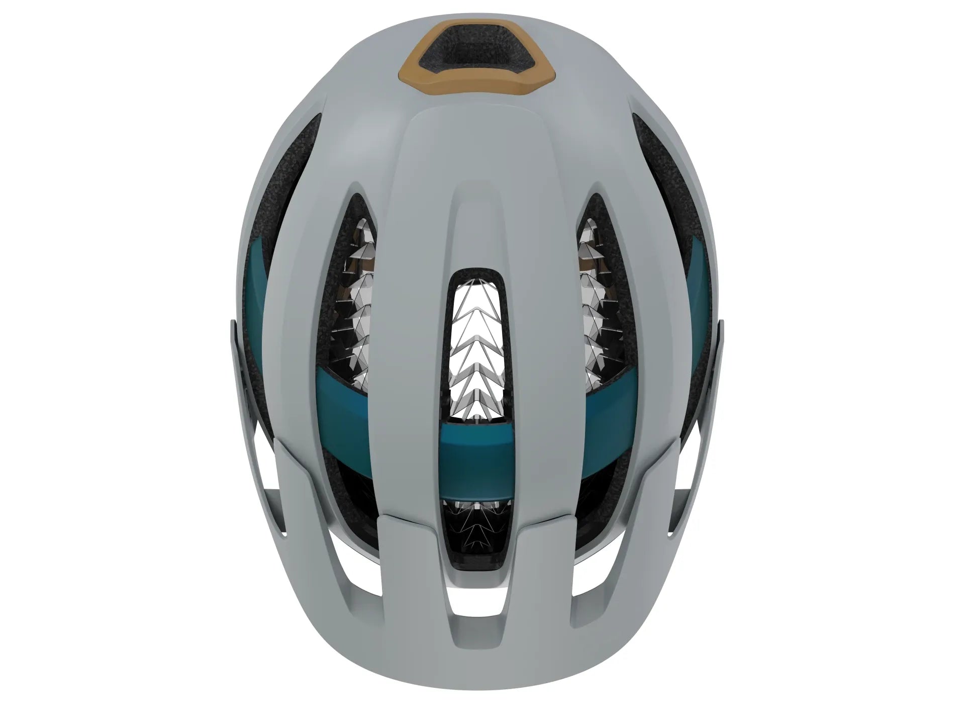 Trek Blaze WaveCel Mountain Bike Helmet - Gravel/Dark Aquatic (L)