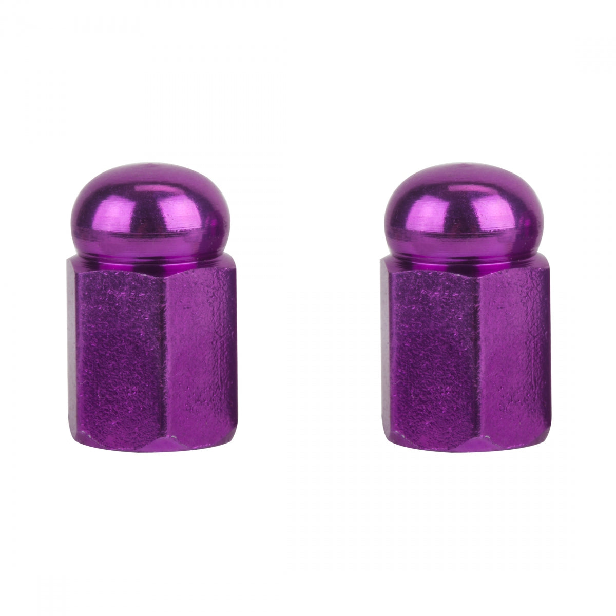 Trik Topz Hex Dome Purple Valve Caps (1pr)