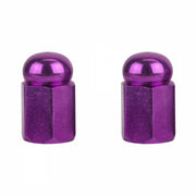 Trik Topz Hex Dome Purple Valve Caps (1pr)