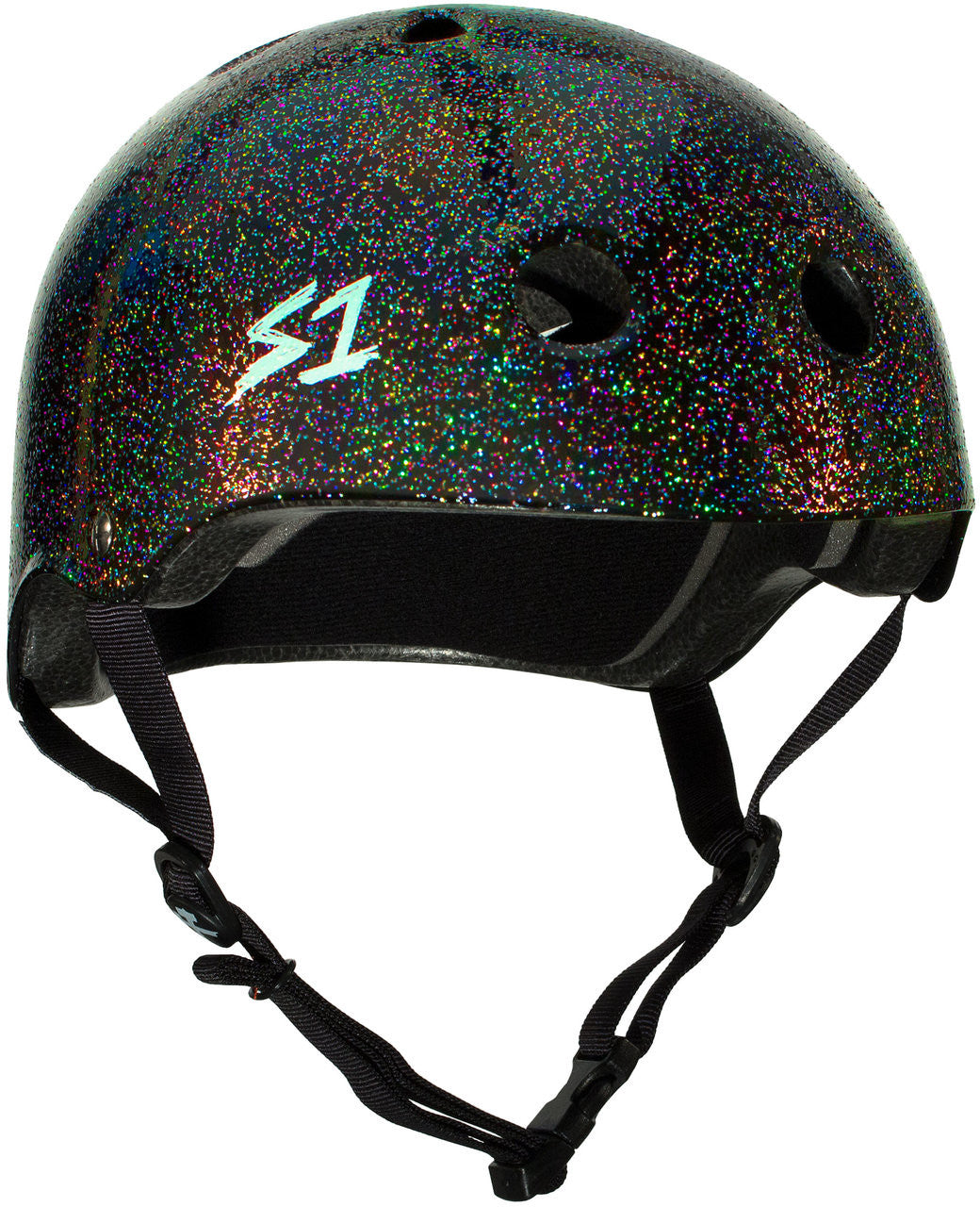 S1 Lifer Helmet Black Gloss Glitter Small