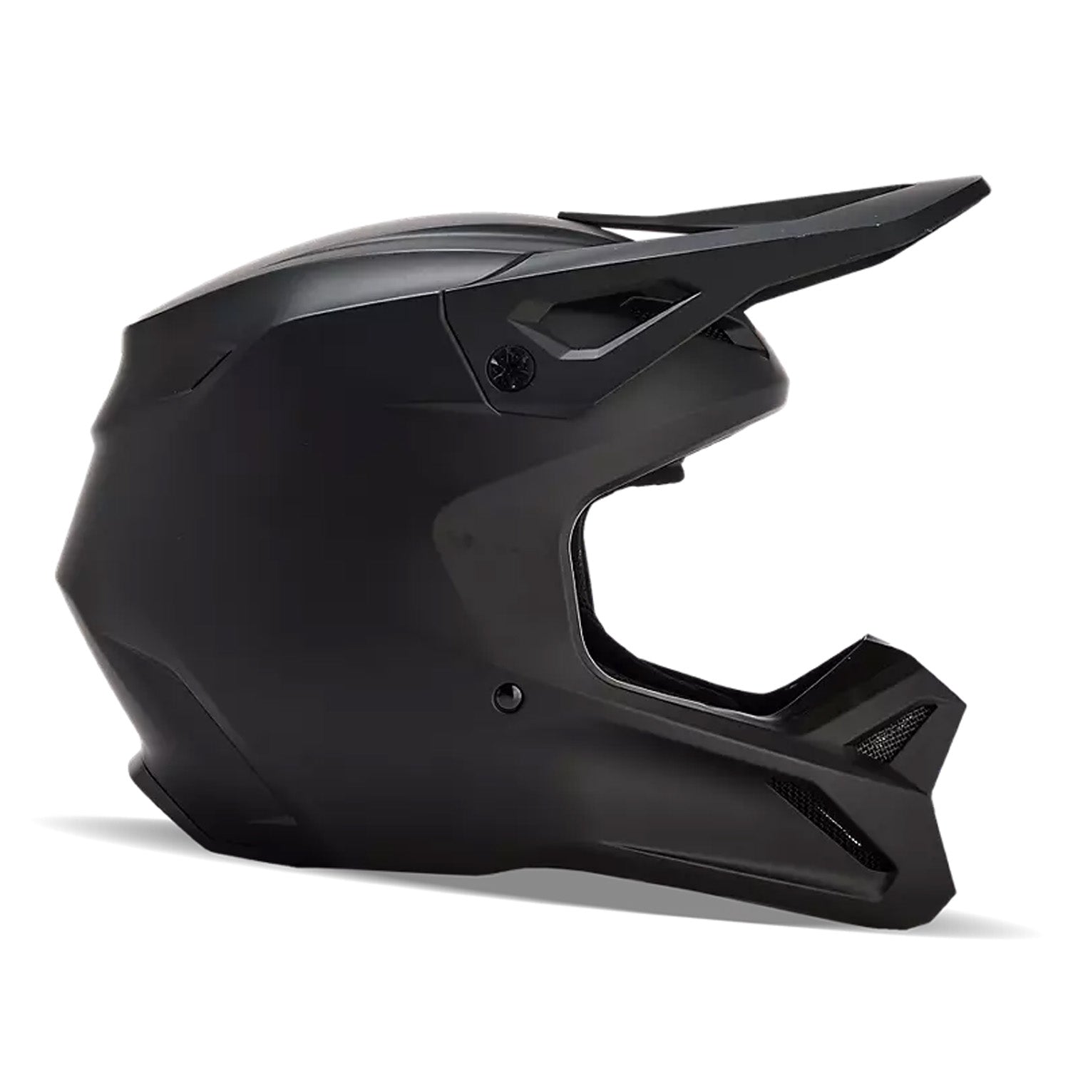 Fox Racing V1 Solid Helmet Matte Black