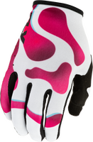 Fly Racing Lite Vibe Gloves White / Pink / Blue Small