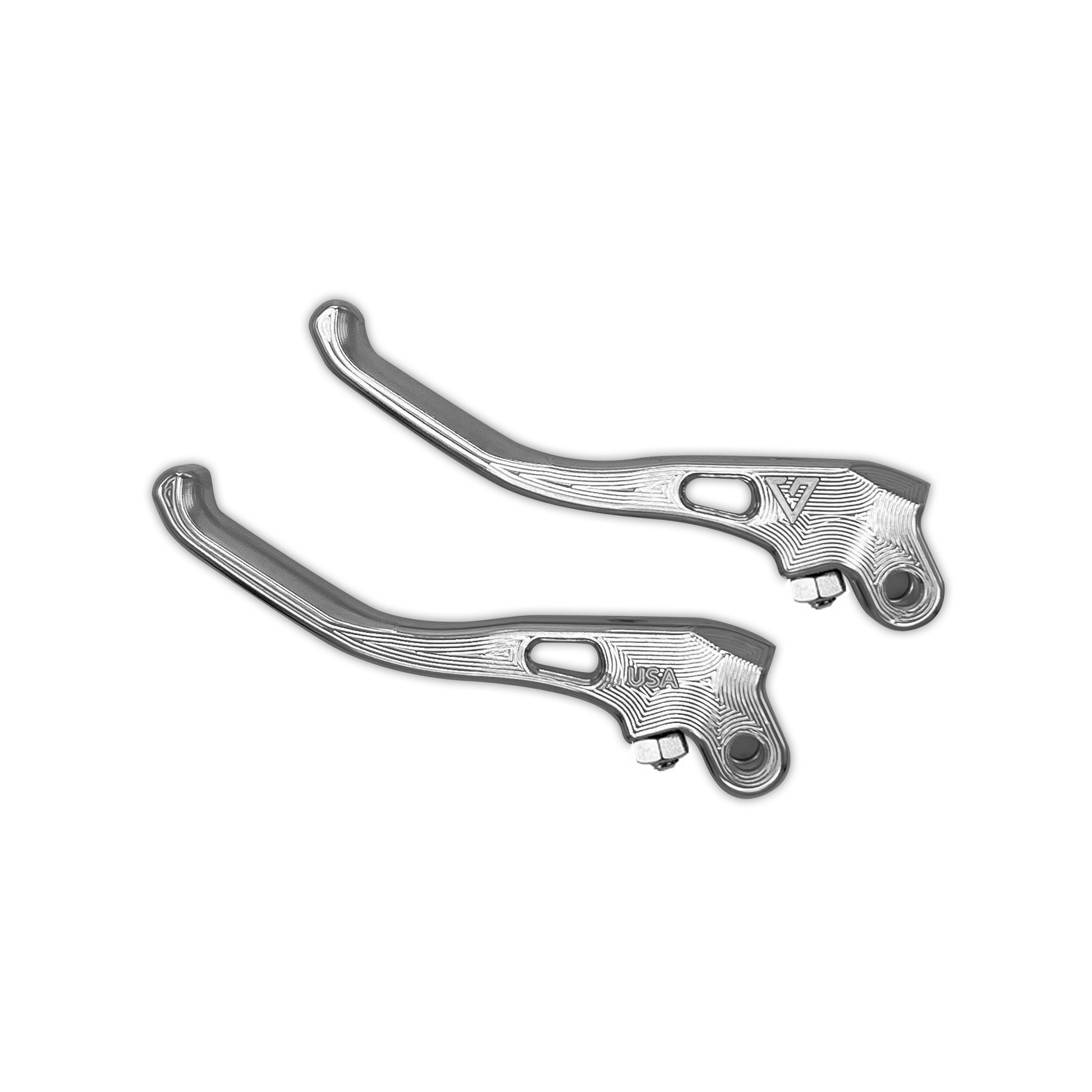 Vanguard's Garage Aluminum Brake Levers Ultra Bee w/Parking Brake - Polished