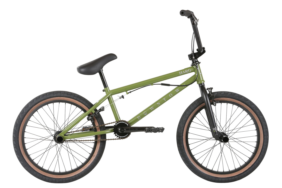 Haro Bikes Downtown DLX 20.5" Matte Army Green BIKEFACTORY Hawaii