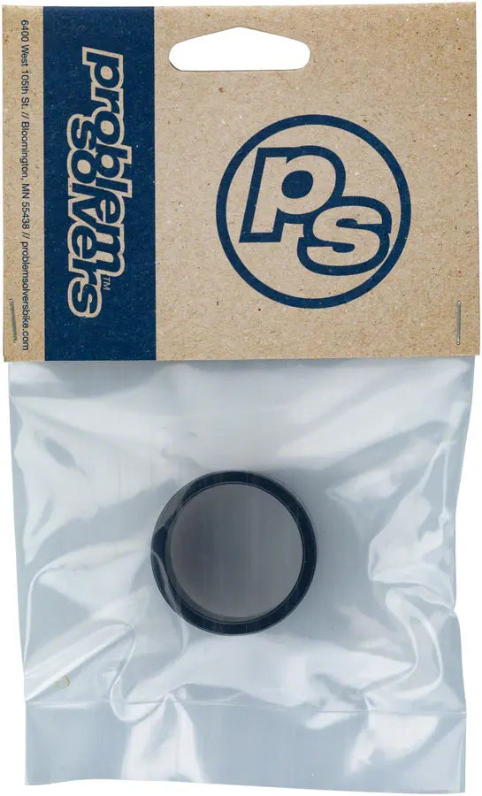 Problem Solvers Headset Spacer - 1 1/8", 20mm, Black BIKEFACTORY Hawaii