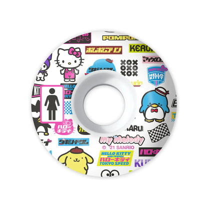 Girl Skateboards x Sanrio Tokyo Speed Staple Wheels 52mm (99D) Girl Skateboards