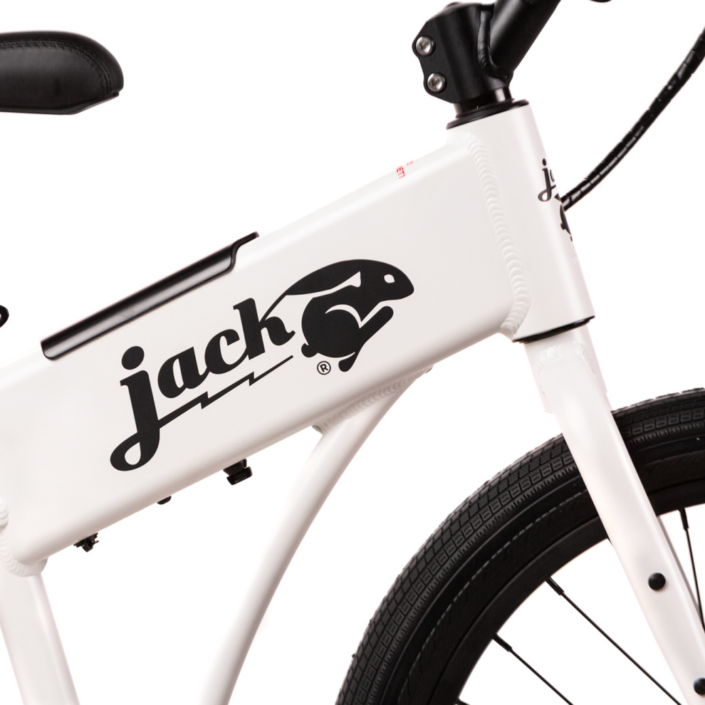 JackRabbit OG 2 20" Ebike White JACKRABBIT