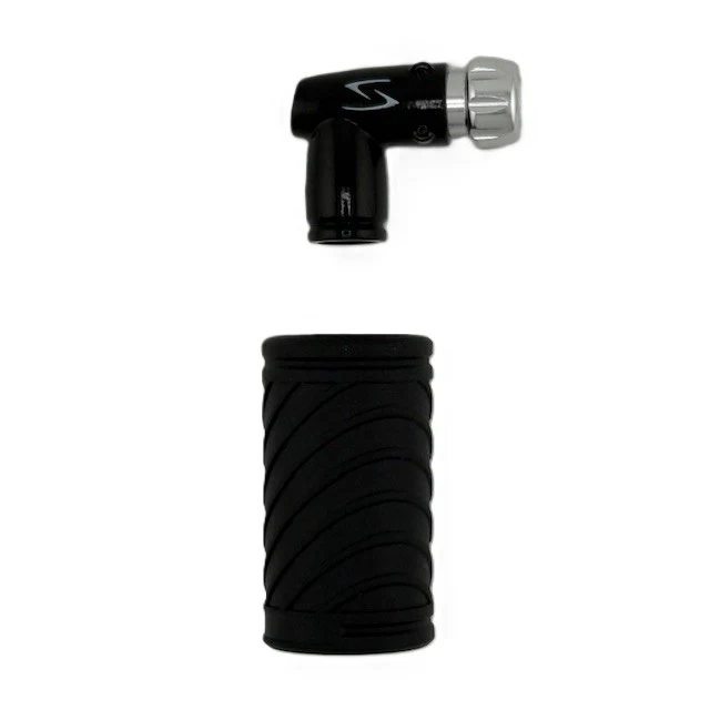 Serfas Micro Blast Presta & Schrader CO2 Inflator W/Rubber Sleeve for 16G cartrige