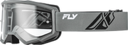 FLY RACING FOCUS GOGGLE GREY/BLACK W/ CLEAR LENS