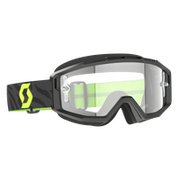 SCOTT SPLIT OTG GOGGLE ZEBRA BLK/NE YLW CLEAR WRK