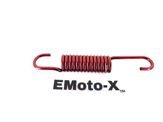EMoto-X Racing Red Polish Titanium Kickstand Spring Eride Pro-Red