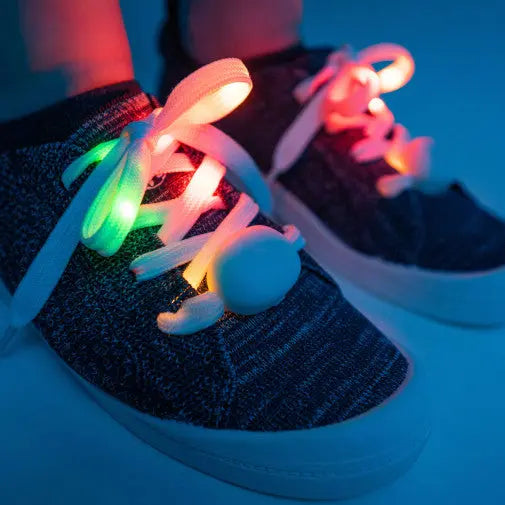 Brightz LED Shoelaces 1 Pair - Red/Green/Blue Fast Flash Brightz